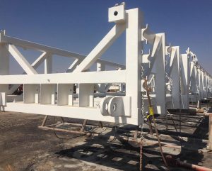 Skid after painting for an oilfield co